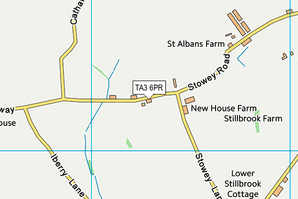 TA3 6PR map - OS VectorMap District (Ordnance Survey) TA3 6PR map - OS VectorMap District (Ordnance Survey)