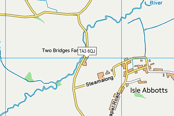 TA3 6QJ map - OS VectorMap District (Ordnance Survey) TA3 6QJ map - OS VectorMap District (Ordnance Survey)