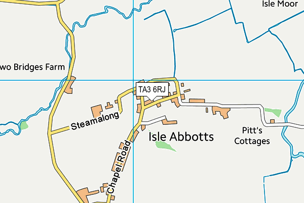 TA3 6RJ map - OS VectorMap District (Ordnance Survey) TA3 6RJ map - OS VectorMap District (Ordnance Survey)