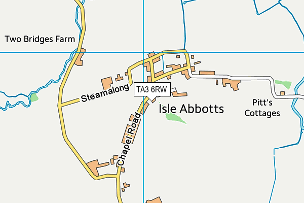 TA3 6RW map - OS VectorMap District (Ordnance Survey) TA3 6RW map - OS VectorMap District (Ordnance Survey)