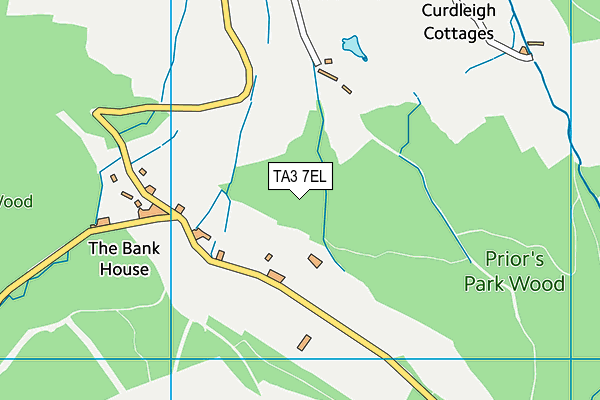 TA3 7EL map - OS VectorMap District (Ordnance Survey) TA3 7EL map - OS VectorMap District (Ordnance Survey)