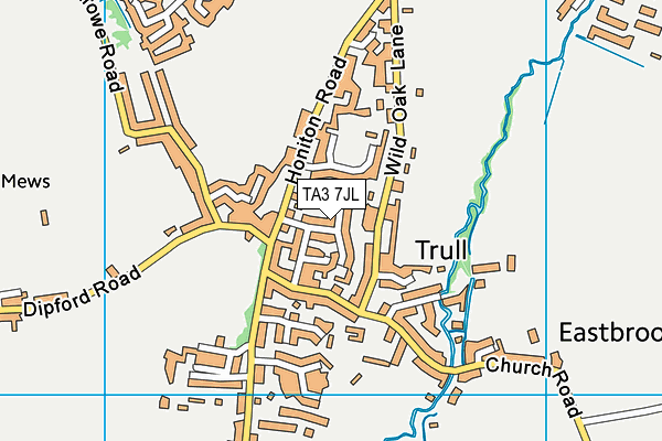 TA3 7JL map - OS VectorMap District (Ordnance Survey) TA3 7JL map - OS VectorMap District (Ordnance Survey)