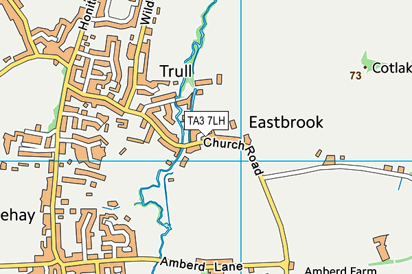 TA3 7LH map - OS VectorMap District (Ordnance Survey) TA3 7LH map - OS VectorMap District (Ordnance Survey)