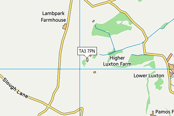 TA3 7PN map - OS VectorMap District (Ordnance Survey) TA3 7PN map - OS VectorMap District (Ordnance Survey)