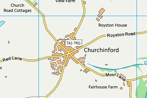 TA3 7RG map - OS VectorMap District (Ordnance Survey) TA3 7RG map - OS VectorMap District (Ordnance Survey)