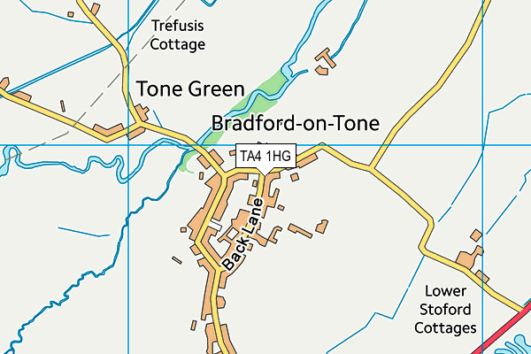 TA4 1HG map - OS VectorMap District (Ordnance Survey) TA4 1HG map - OS VectorMap District (Ordnance Survey)