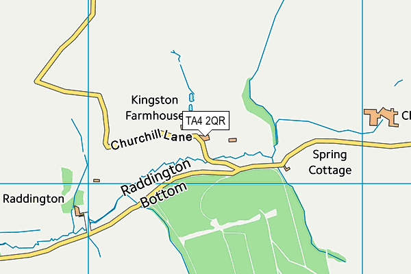 TA4 2QR map - OS VectorMap District (Ordnance Survey) TA4 2QR map - OS VectorMap District (Ordnance Survey)