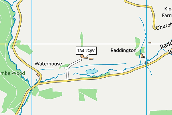 TA4 2QW map - OS VectorMap District (Ordnance Survey) TA4 2QW map - OS VectorMap District (Ordnance Survey)