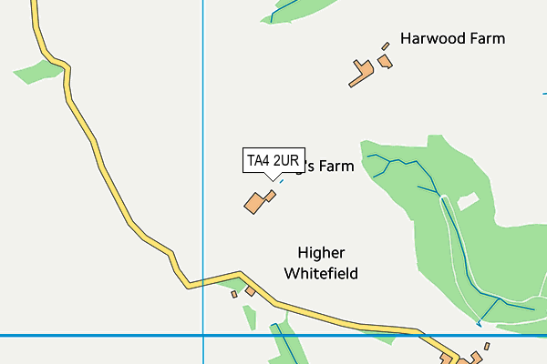 TA4 2UR map - OS VectorMap District (Ordnance Survey) TA4 2UR map - OS VectorMap District (Ordnance Survey)