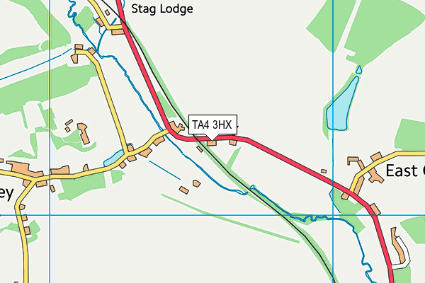 TA4 3HX map - OS VectorMap District (Ordnance Survey) TA4 3HX map - OS VectorMap District (Ordnance Survey)