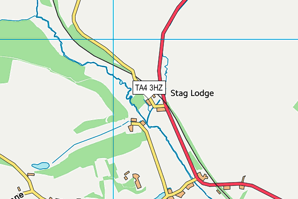TA4 3HZ map - OS VectorMap District (Ordnance Survey) TA4 3HZ map - OS VectorMap District (Ordnance Survey)