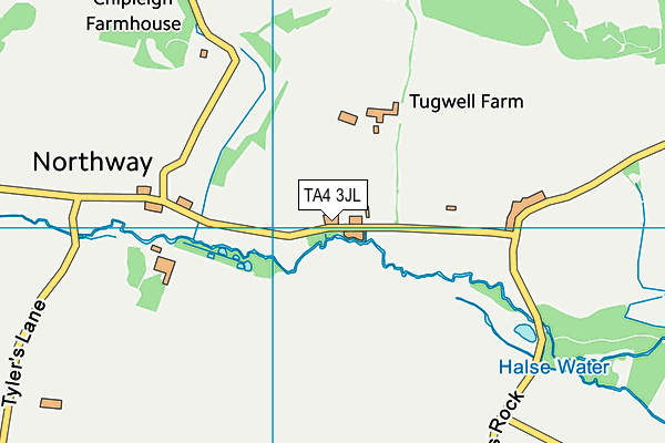 TA4 3JL map - OS VectorMap District (Ordnance Survey) TA4 3JL map - OS VectorMap District (Ordnance Survey)