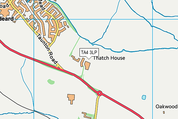TA4 3LP map - OS VectorMap District (Ordnance Survey) TA4 3LP map - OS VectorMap District (Ordnance Survey)