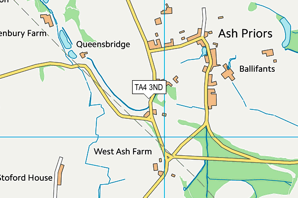 TA4 3ND map - OS VectorMap District (Ordnance Survey) TA4 3ND map - OS VectorMap District (Ordnance Survey)