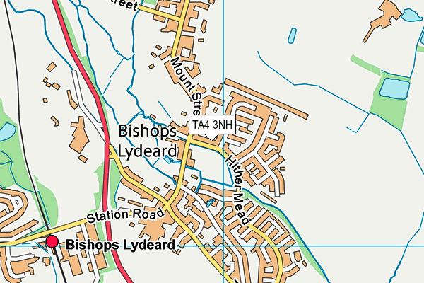 TA4 3NH map - OS VectorMap District (Ordnance Survey) TA4 3NH map - OS VectorMap District (Ordnance Survey)