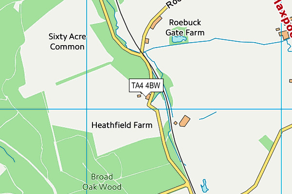 TA4 4BW map - OS VectorMap District (Ordnance Survey) TA4 4BW map - OS VectorMap District (Ordnance Survey)
