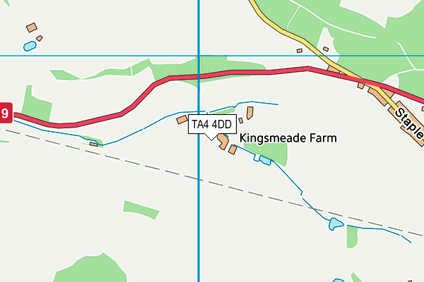 TA4 4DD map - OS VectorMap District (Ordnance Survey) TA4 4DD map - OS VectorMap District (Ordnance Survey)
