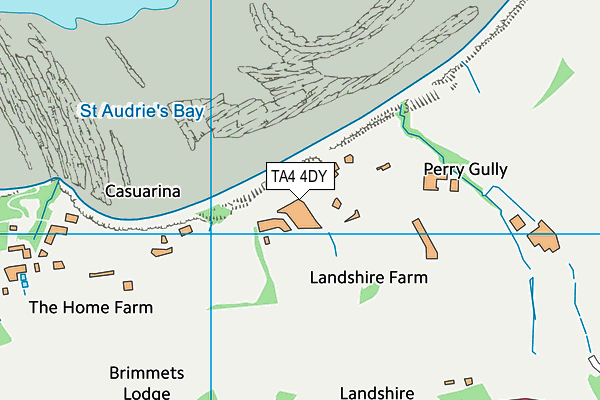 TA4 4DY map - OS VectorMap District (Ordnance Survey) TA4 4DY map - OS VectorMap District (Ordnance Survey)