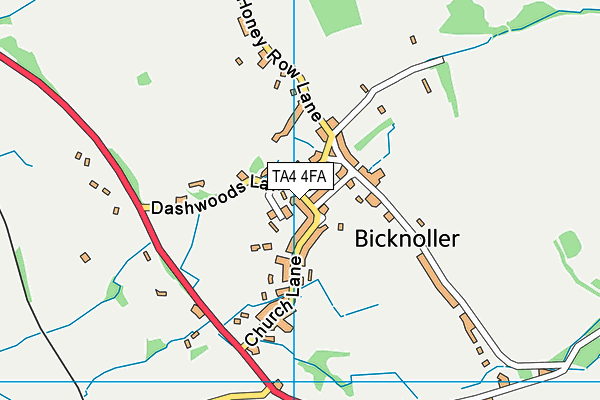 TA4 4FA map - OS VectorMap District (Ordnance Survey) TA4 4FA map - OS VectorMap District (Ordnance Survey)