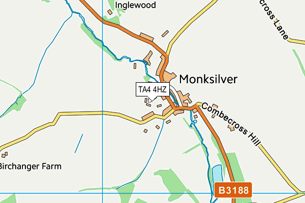 TA4 4HZ map - OS VectorMap District (Ordnance Survey) TA4 4HZ map - OS VectorMap District (Ordnance Survey)