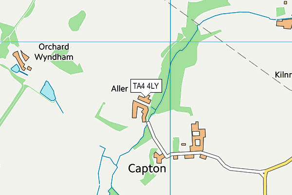 TA4 4LY map - OS VectorMap District (Ordnance Survey) TA4 4LY map - OS VectorMap District (Ordnance Survey)