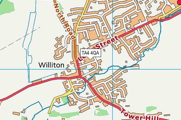 TA4 4QA map - OS VectorMap District (Ordnance Survey) TA4 4QA map - OS VectorMap District (Ordnance Survey)