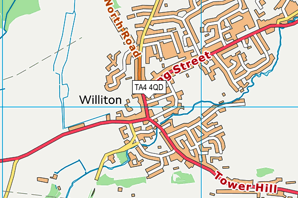 TA4 4QD map - OS VectorMap District (Ordnance Survey) TA4 4QD map - OS VectorMap District (Ordnance Survey)