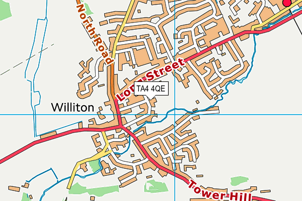 TA4 4QE map - OS VectorMap District (Ordnance Survey) TA4 4QE map - OS VectorMap District (Ordnance Survey)