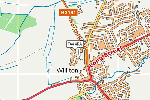 TA4 4RA map - OS VectorMap District (Ordnance Survey) TA4 4RA map - OS VectorMap District (Ordnance Survey)