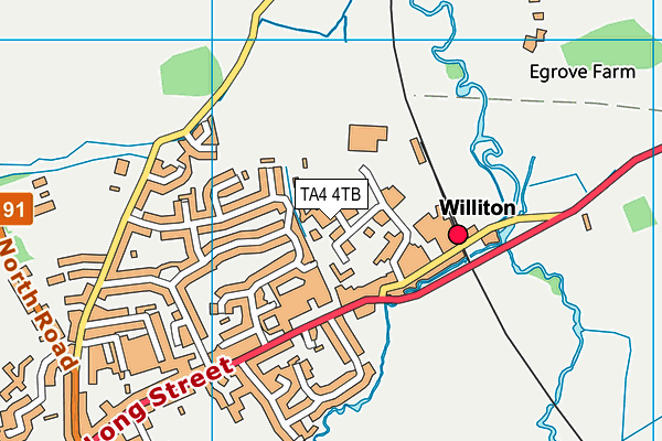 TA4 4TB map - OS VectorMap District (Ordnance Survey) TA4 4TB map - OS VectorMap District (Ordnance Survey)