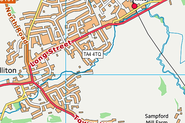 TA4 4TQ map - OS VectorMap District (Ordnance Survey) TA4 4TQ map - OS VectorMap District (Ordnance Survey)