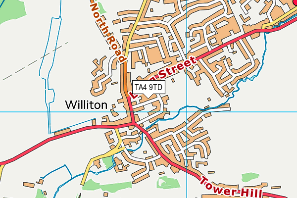 TA4 9TD map - OS VectorMap District (Ordnance Survey) TA4 9TD map - OS VectorMap District (Ordnance Survey)