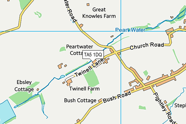 TA5 1DQ map - OS VectorMap District (Ordnance Survey)