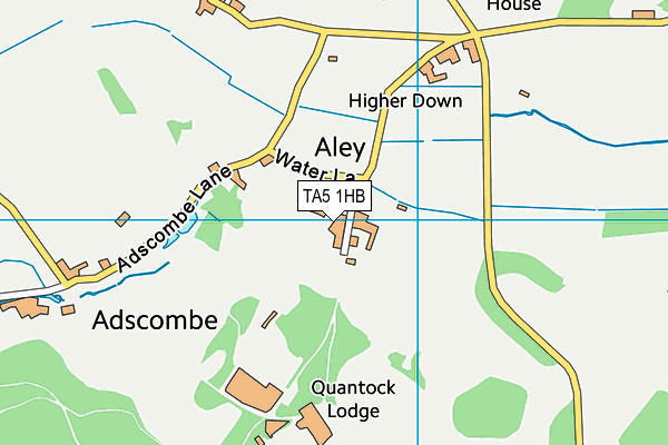 TA5 1HB map - OS VectorMap District (Ordnance Survey) TA5 1HB map - OS VectorMap District (Ordnance Survey)