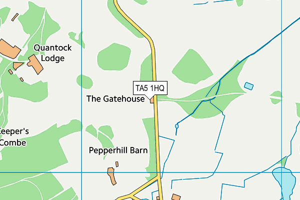 TA5 1HQ map - OS VectorMap District (Ordnance Survey) TA5 1HQ map - OS VectorMap District (Ordnance Survey)