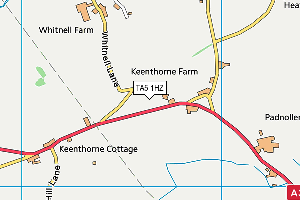 TA5 1HZ map - OS VectorMap District (Ordnance Survey) TA5 1HZ map - OS VectorMap District (Ordnance Survey)