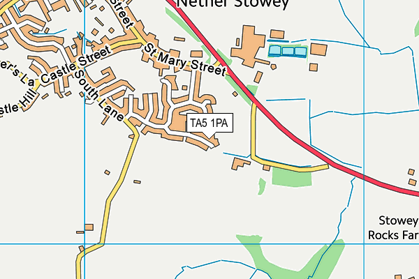 TA5 1PA map - OS VectorMap District (Ordnance Survey) TA5 1PA map - OS VectorMap District (Ordnance Survey)