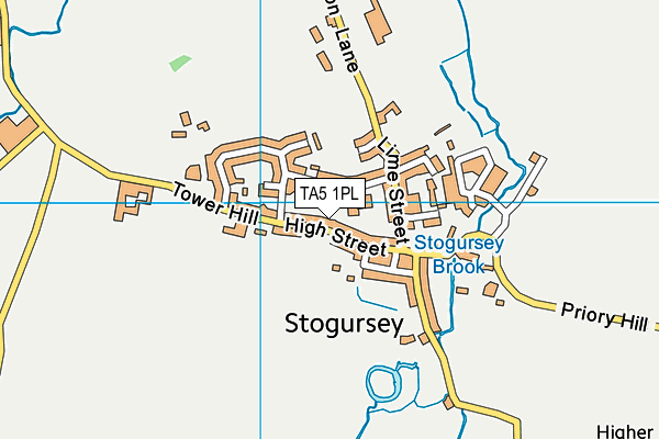 TA5 1PL map - OS VectorMap District (Ordnance Survey) TA5 1PL map - OS VectorMap District (Ordnance Survey)