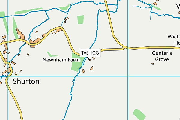 TA5 1QG map - OS VectorMap District (Ordnance Survey)
