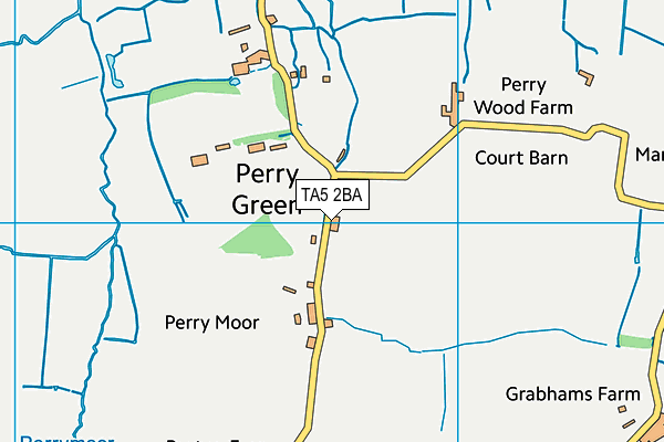 TA5 2BA map - OS VectorMap District (Ordnance Survey) TA5 2BA map - OS VectorMap District (Ordnance Survey)