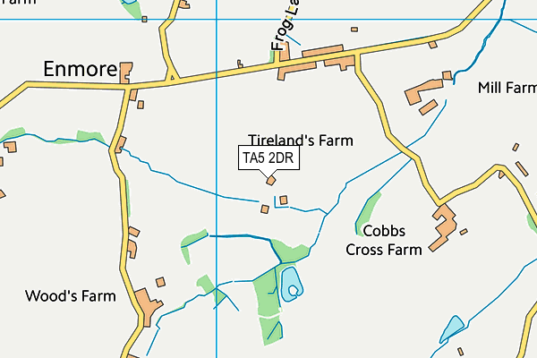 TA5 2DR map - OS VectorMap District (Ordnance Survey) TA5 2DR map - OS VectorMap District (Ordnance Survey)