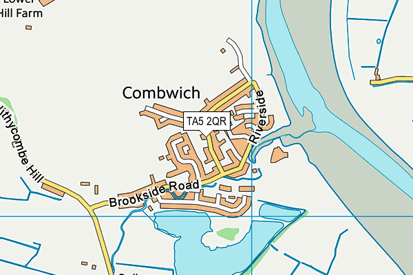 TA5 2QR map - OS VectorMap District (Ordnance Survey) TA5 2QR map - OS VectorMap District (Ordnance Survey)