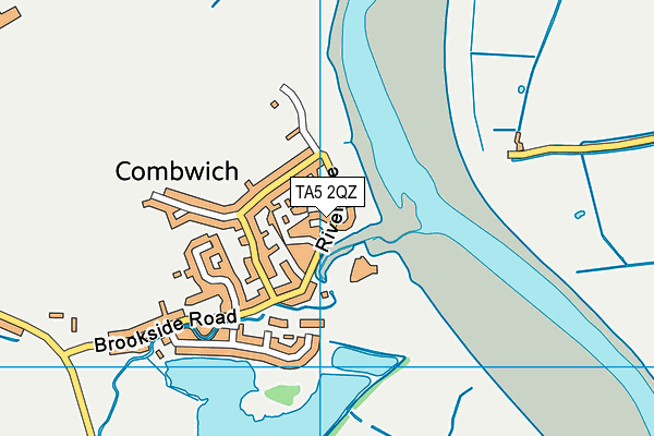 TA5 2QZ map - OS VectorMap District (Ordnance Survey) TA5 2QZ map - OS VectorMap District (Ordnance Survey)
