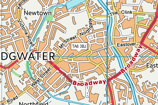 TA6 3BJ map - OS VectorMap District (Ordnance Survey) TA6 3BJ map - OS VectorMap District (Ordnance Survey)