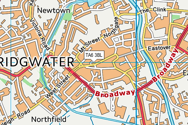 TA6 3BL map - OS VectorMap District (Ordnance Survey) TA6 3BL map - OS VectorMap District (Ordnance Survey)