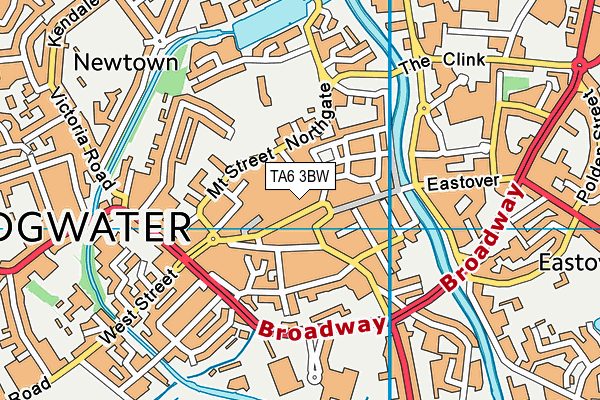 TA6 3BW map - OS VectorMap District (Ordnance Survey) TA6 3BW map - OS VectorMap District (Ordnance Survey)