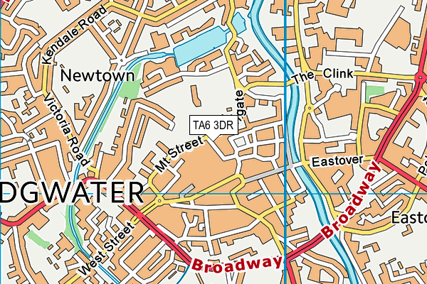 TA6 3DR map - OS VectorMap District (Ordnance Survey) TA6 3DR map - OS VectorMap District (Ordnance Survey)