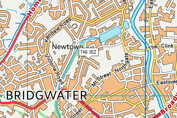 TA6 3EZ map - OS VectorMap District (Ordnance Survey) TA6 3EZ map - OS VectorMap District (Ordnance Survey)