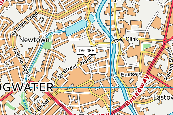 TA6 3FH map - OS VectorMap District (Ordnance Survey) TA6 3FH map - OS VectorMap District (Ordnance Survey)