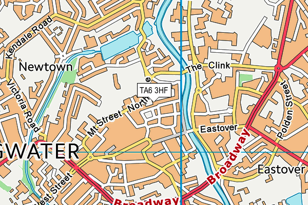 TA6 3HF map - OS VectorMap District (Ordnance Survey) TA6 3HF map - OS VectorMap District (Ordnance Survey)
